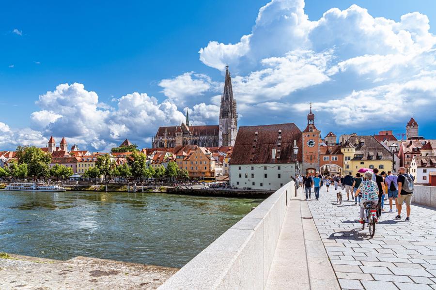 Regensburg mit dem Rad entdecken 