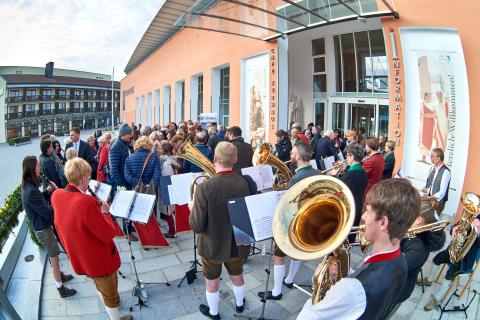 Musikalisch begleitet wurde der Auftakt zum touristischen Frühjahrsempfang von der Blaskapelle Bad Gögging. 