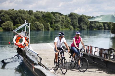 Radfahren entlang der Donau-Auen rund um Bad Gögging