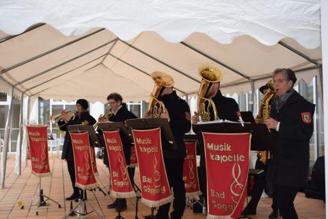 Musikalisch begleitet wurde der Touristische Frühjahrsempfang von der Blaskapelle Bad Gögging. 